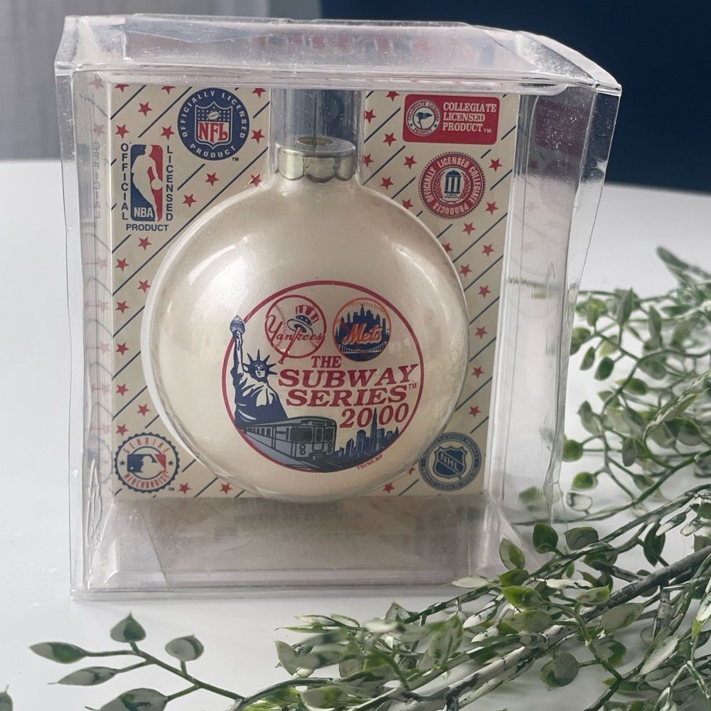 Subway Series 2000 Yankees vs Jets Ornament
